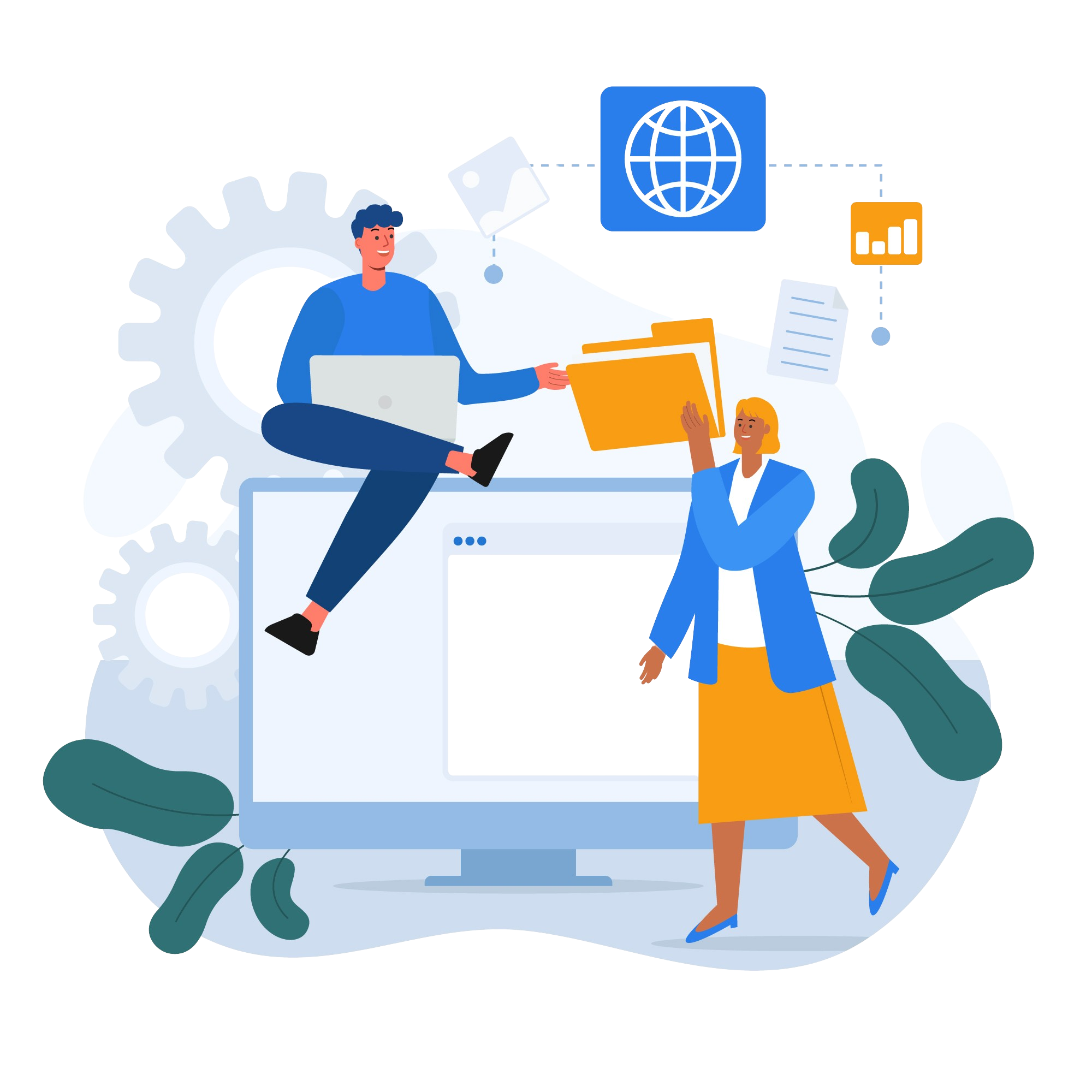 Illustration proposing network and learning